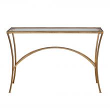  24640 - Uttermost Alayna Gold Console Table